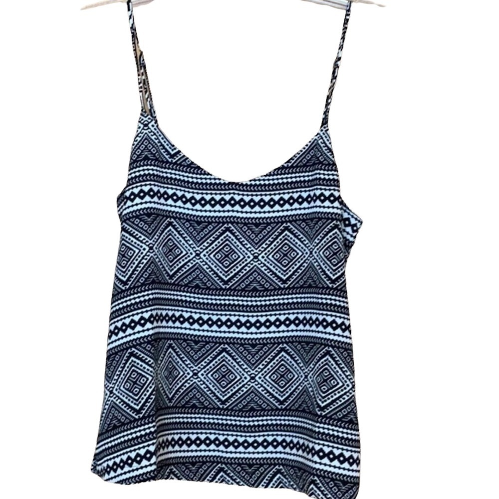 Show Me Your Mumu black & white print cami Size Small